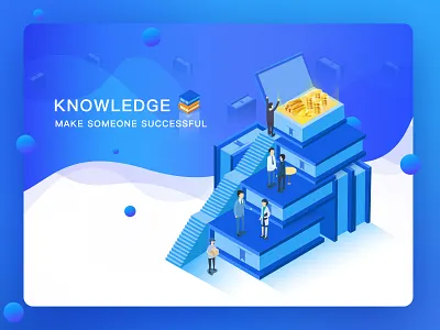 isometric 2.5D illustration about book and knowledge 2.5d book illustration isometric study