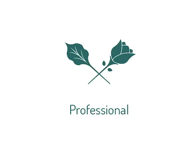 Grünkopf design flower green illustration logo