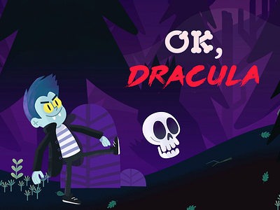 OK, Dracula animation character design videogame