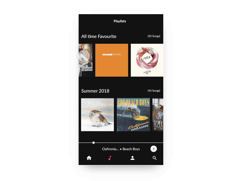 Music Player Day 009 #dailyui app design musicplayer ui design ux design