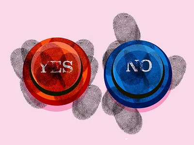 Decision Fatigue 2d color creative digital doodle editorial fun graphic design illustration illustrator vector