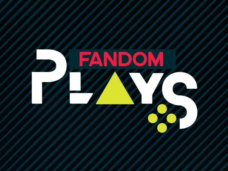 Fandom Plays Logo Animation after effects animation branding fandom gif logo motion motion graphics playstation video games xbox