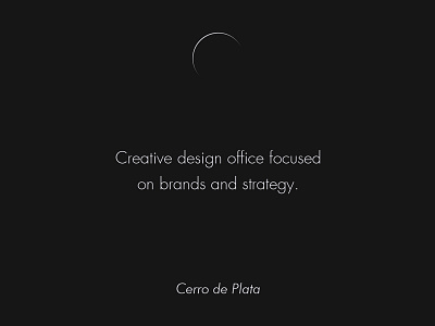 Cerro de Plata black branding design logo mexico moon strategy