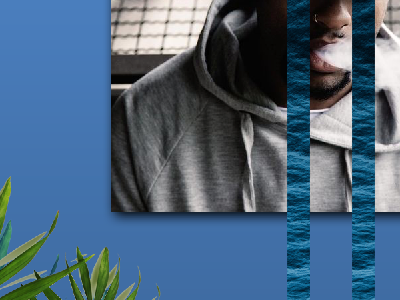 CRYING WAVES art brand color graphic illustrator instagram. wave logo monogram symbol texture typography