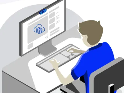 Illustration for landing page of a new product illustration ui