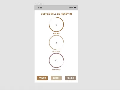 Countdown Timer 014 countdowntimer dailyui design iphone ui ux xd