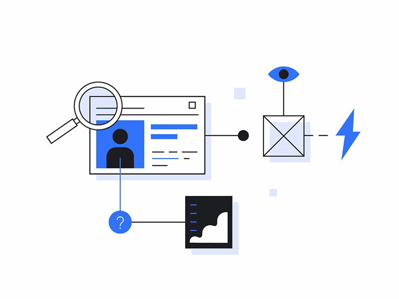 Web Animation – Strategy abstract animation diagram icons illustration learning line art services strategy