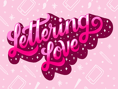 Lettering Love graphic designer hand lettering illustration illustrator typography