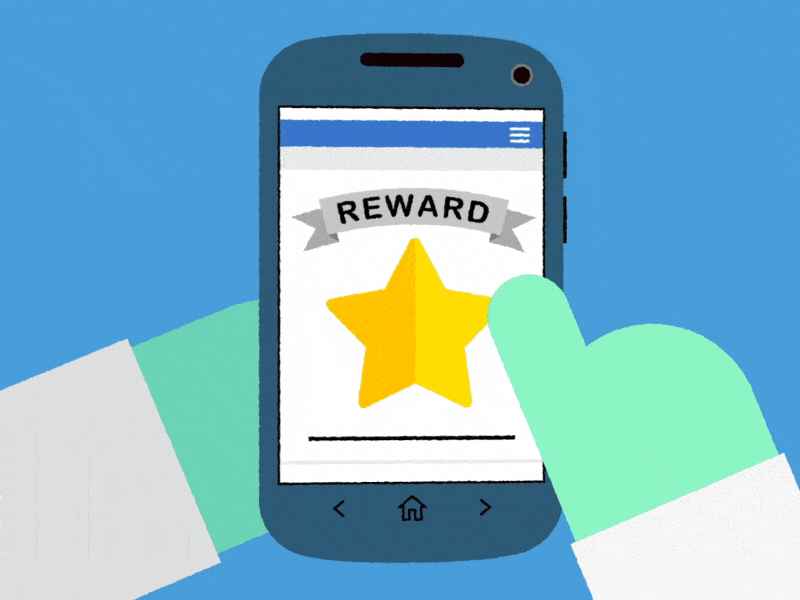 Reward good work after effects animation illustration