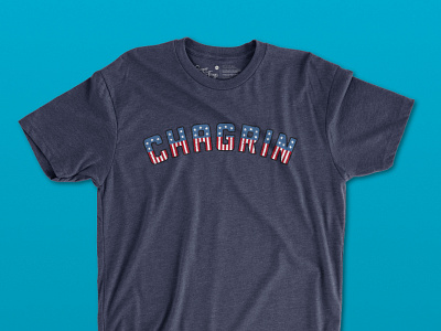 Stars + Bars tee chagrin falls ohio tees