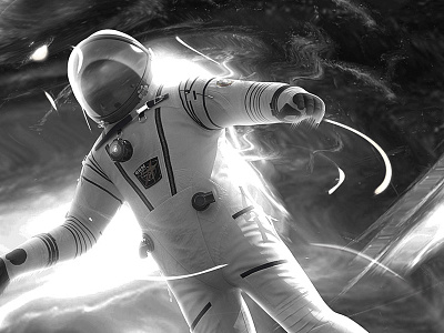 The first handshake adobe art design digital graphic interstellar mixed movie painting photomanipulation photoshop sences