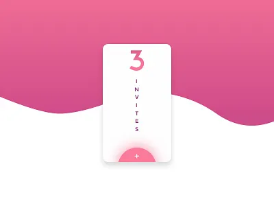 3 Dribbble Invites card dribbble gradient invitations invites ui ux