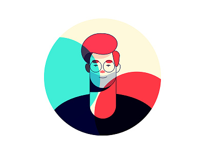 Face and Hues illustration men outline people progress vector