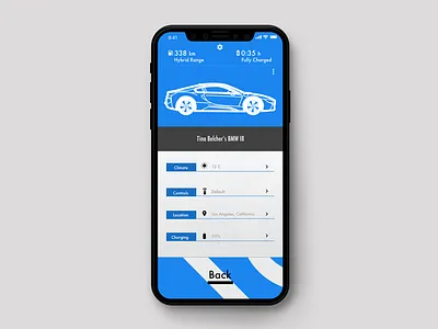 BMW Mobile App Concept app branding design ios luxury mobile responsive trend ui ux