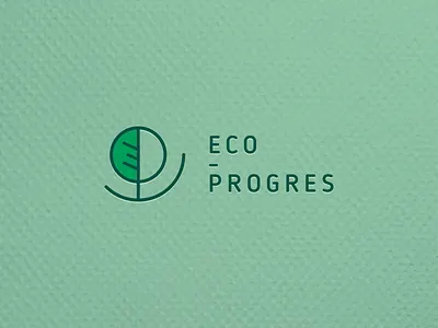 ECO PROGRES LOGO branding corporate identity logo logo design