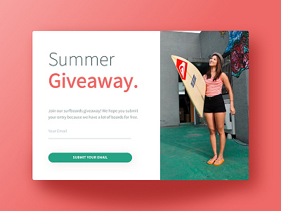 Giveaway dailyui giveaway korean surf