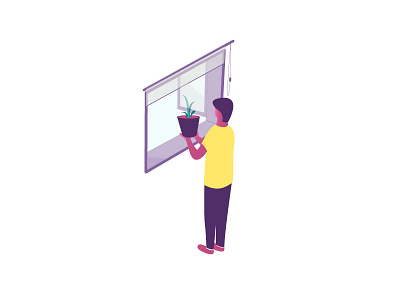 Care For Plant Series 2 debut human illustration illustration love plants ui ux
