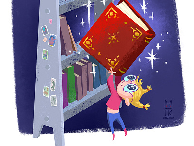 Tales adventures book childhood childhoodweek children girl illustration kid library reading stickers tales