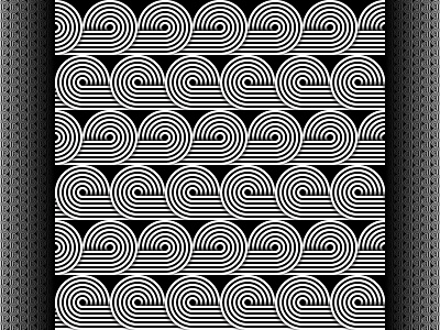 2018 June 6 - Daily Vector black and white illustrator pattern seamless vector