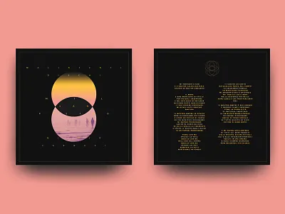 Nicolò Carnesi Vinyl abstract black cd music pink podcast sun vinyl