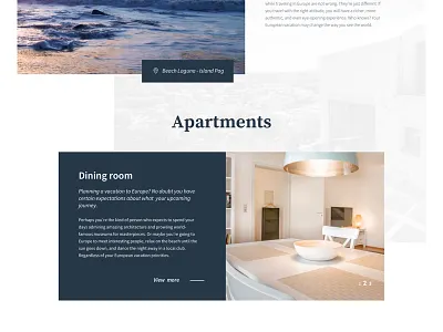 Apartment web design 2/2 apartments creative