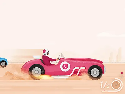 The race is over. alternative blog boost caller comparision illustration photoshop racing skype stipple vector winner