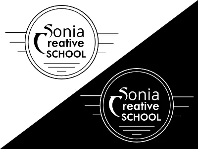 Sonia Creative School [Logo Design] brand brand design logo