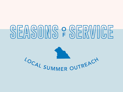 Seasons Of Service clean county font insignia logo minimal modern open serving type york pa