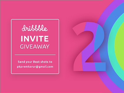 Dribbble Invitation 2 invitation draft dribbble giveaway invitation invite