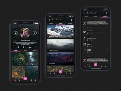Day 16 - Profile app challenge feed profile ui ux