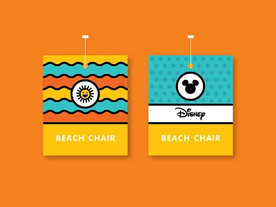 Target x Disney Summer Packaging 2018 beach chair disney fun hangtag packaging seasonal summer sun target