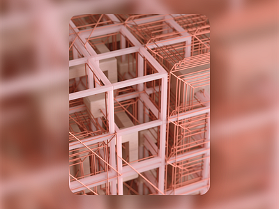 Progressive c4d geometry illustration inspiration macro pattern render