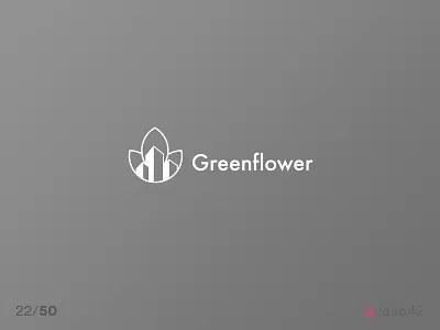 Daily logo challenge. 22/50 city daily logo daily logo challenge flower logo skyline