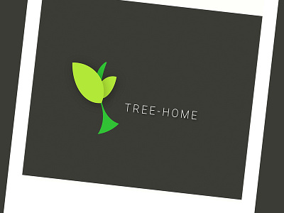 Tree Home Logo brand design home icon leaf logo tree