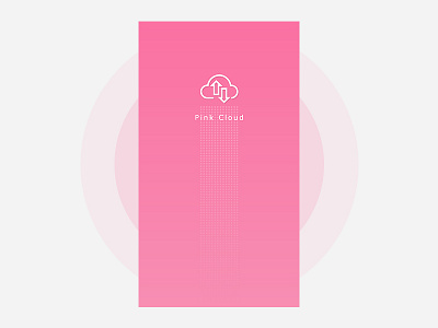 Pink Cloud adobe xd cloud sharing contest creative mints madewithadobexd playoff private rebound secured splashscreen xd