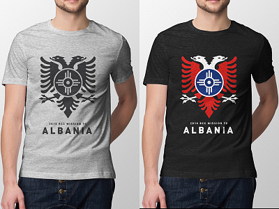 2018 RCC Wichita to Albania illustrator t shirt vector wichita