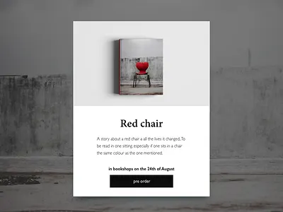 pre order - dailyUi 075 daily ui challenge dailyui dailyui075 pre order