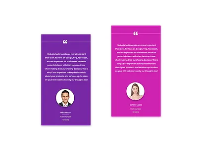 testimonials reviews simple testimonials