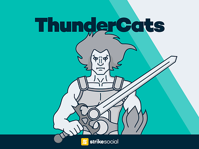 Strike Social's Door Sign ai cartoon cats door illustration sign thunder vector