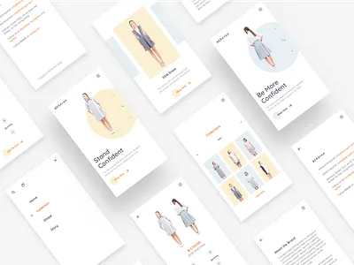 Berayah© Mobile clean design minimal mobile simple white