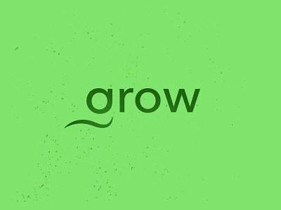 Grow branding design graphic logos type typography