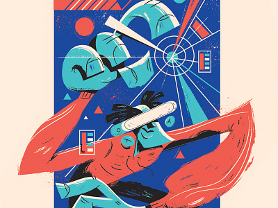 Antimatéria - Galileu Magazine art cientific colors design draw editorial illustration magazine