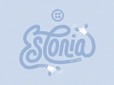 Call Estonia fun hands lettering phone playful shirt silly t shirt