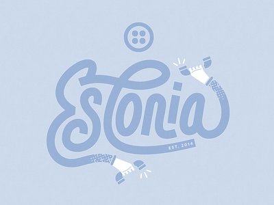 Call Estonia fun hands lettering phone playful shirt silly t shirt