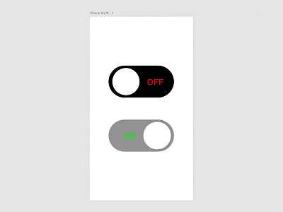 On / Off Switch 015 adobexd dailyui iphone onoffswitch ui ux