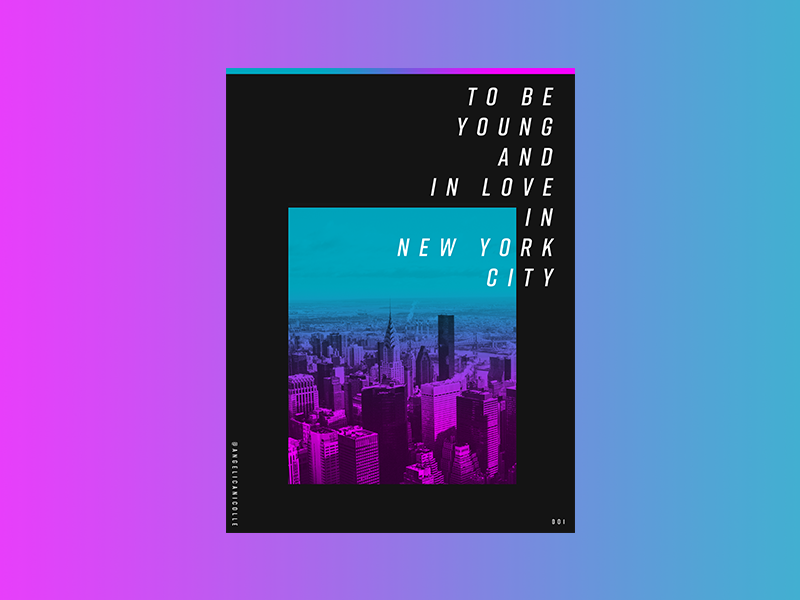 Example of I Like Me Better - LAUV Lyric Poster