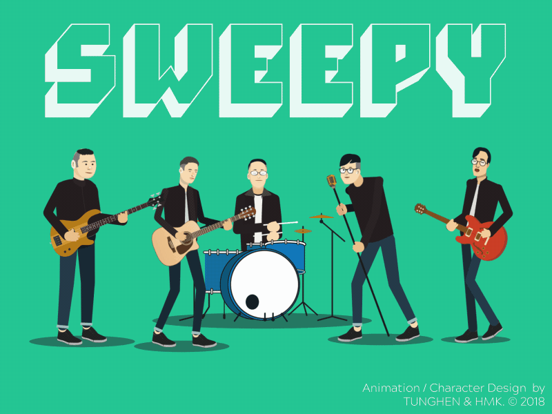 2018 Collab Work: The Band band guitar music