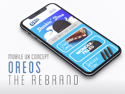 Oreos: The Rebrand​​​​​​​ art direction branding concept graphic design logo mobile ui ux web design