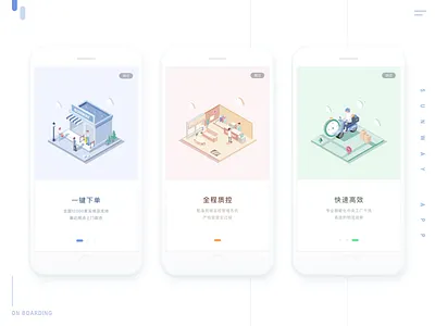 Onboarding app icon onboarding,2.5d ui