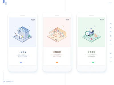 Onboarding app icon onboarding，2.5d ui